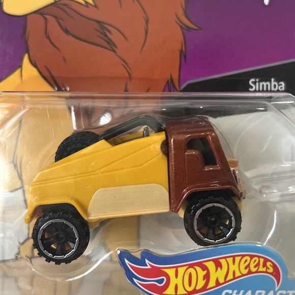 HOT WHEELS LION KING SIMBA CHARACTER CAR SERIES 4 #2/6 DISNEY - Picture 2 of 5